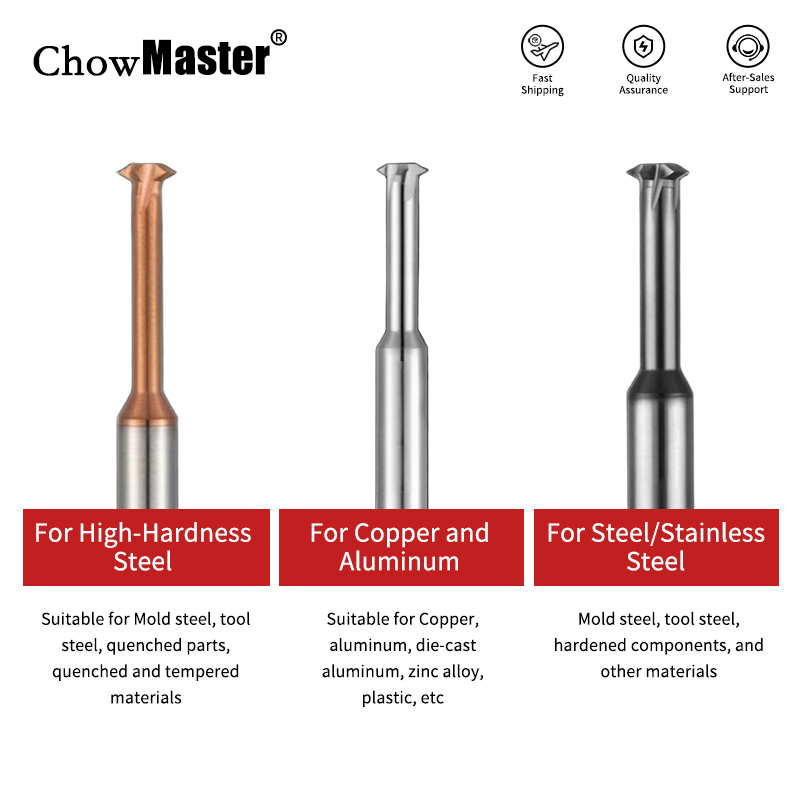 End Mill Set - Chowmaster Дюймовая твердосплавная резьбовая фреза 55