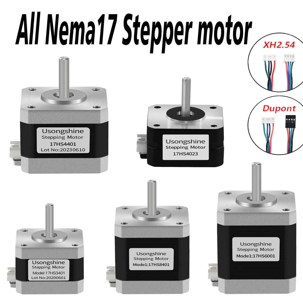 Stepper Motor Nema17 - Шаговый двигатель Usongshine Nema17 17HS4401, 42-мм