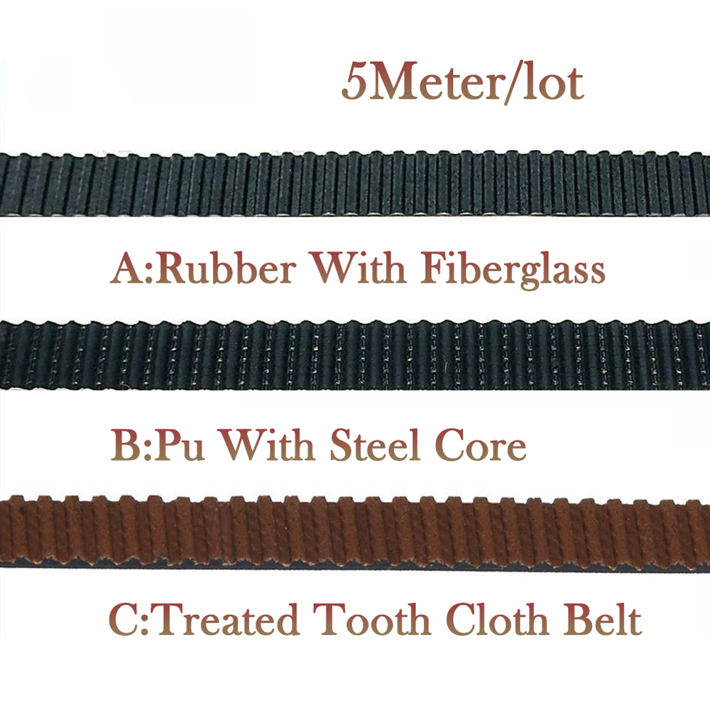 Gt2 Belt - 5M 2GT Открытый зубчатый ремень 6