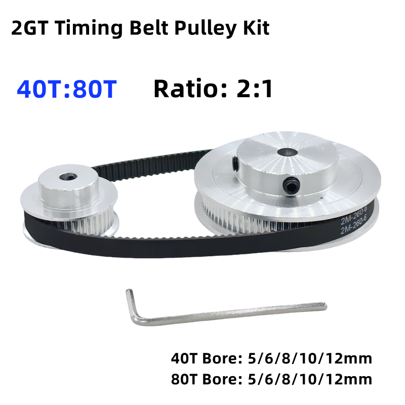 Gt2 Belt - 2GT 2M 80 зубьев 40T GT2