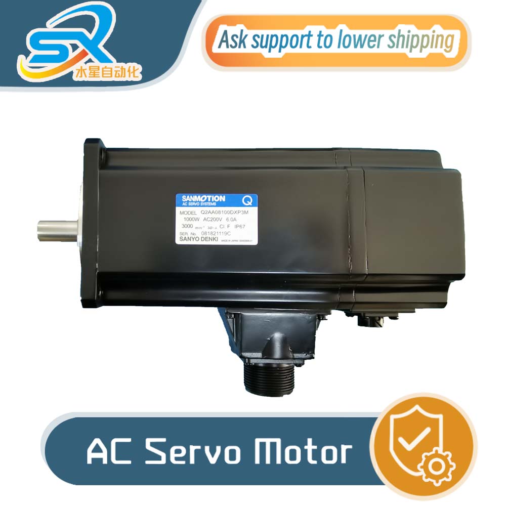Servo Motor - Серводвигатель Sanyo AC Q2AA08100DXP3M 1000W 200V