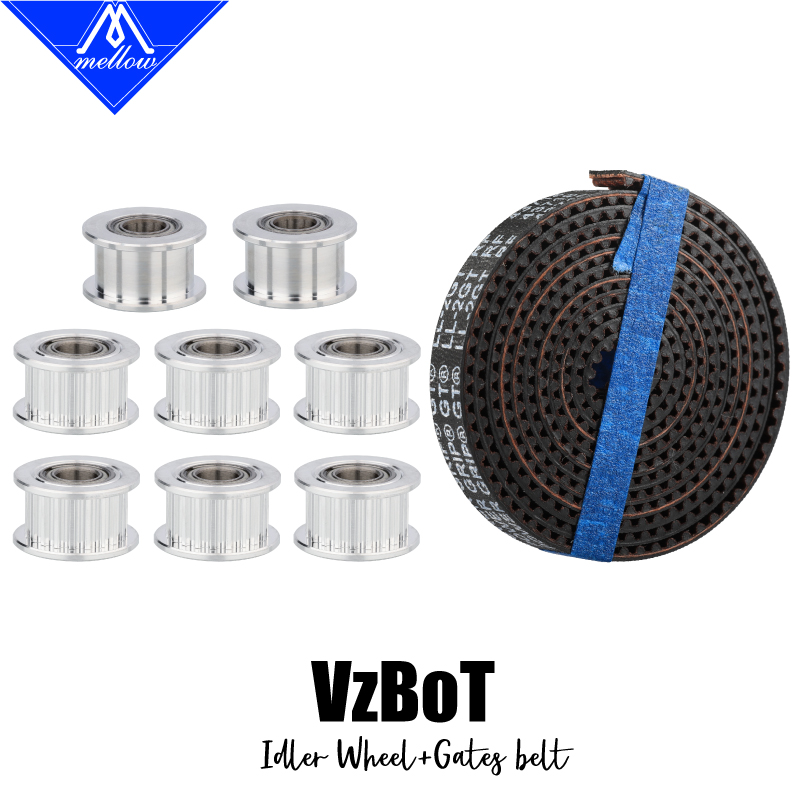 Gt2 Belt - 1 комплект алюминиевых направляющих GT2 Mellow