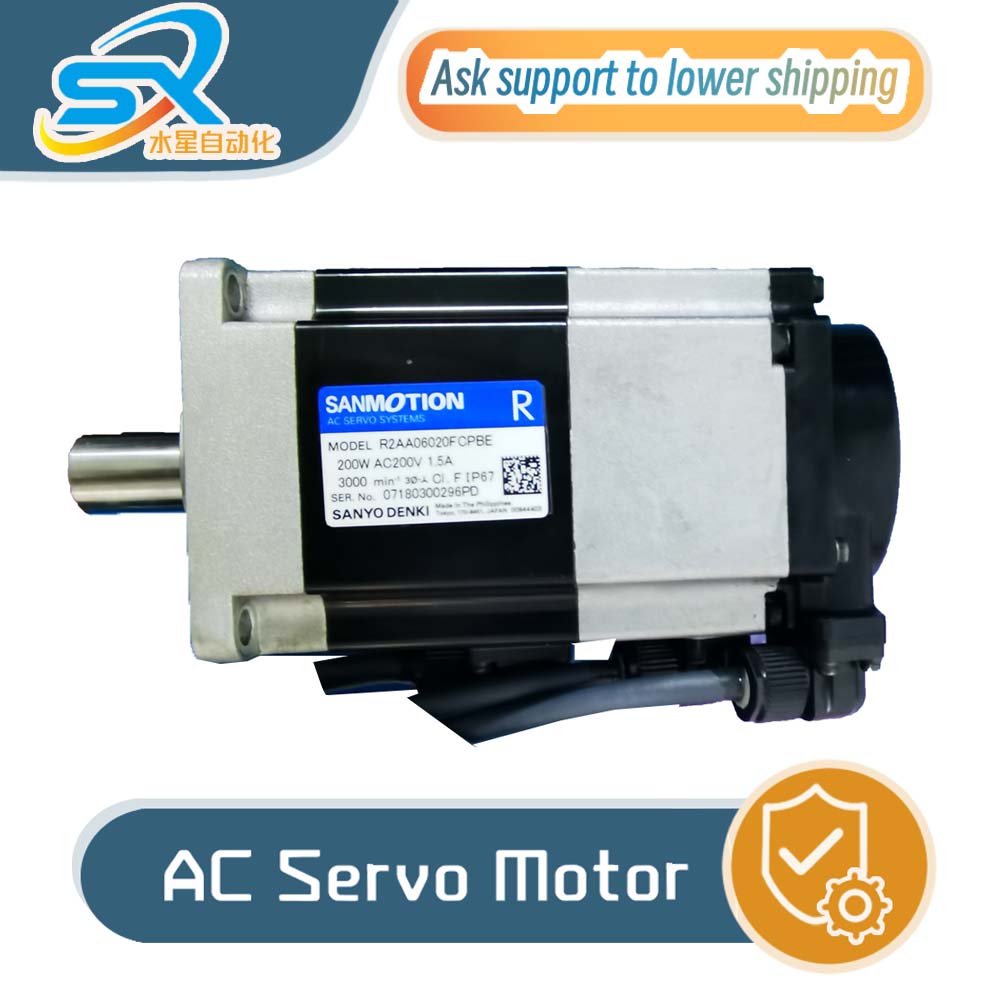 Servo Motor - Серводвигатель переменного тока Sanyo, работающий в