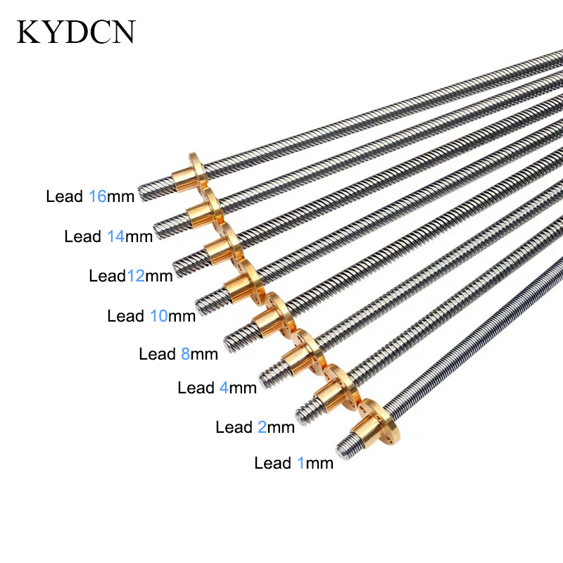 Трапецеидальный винт T8 из нер – обзор и цена Lead Screw 8Mm