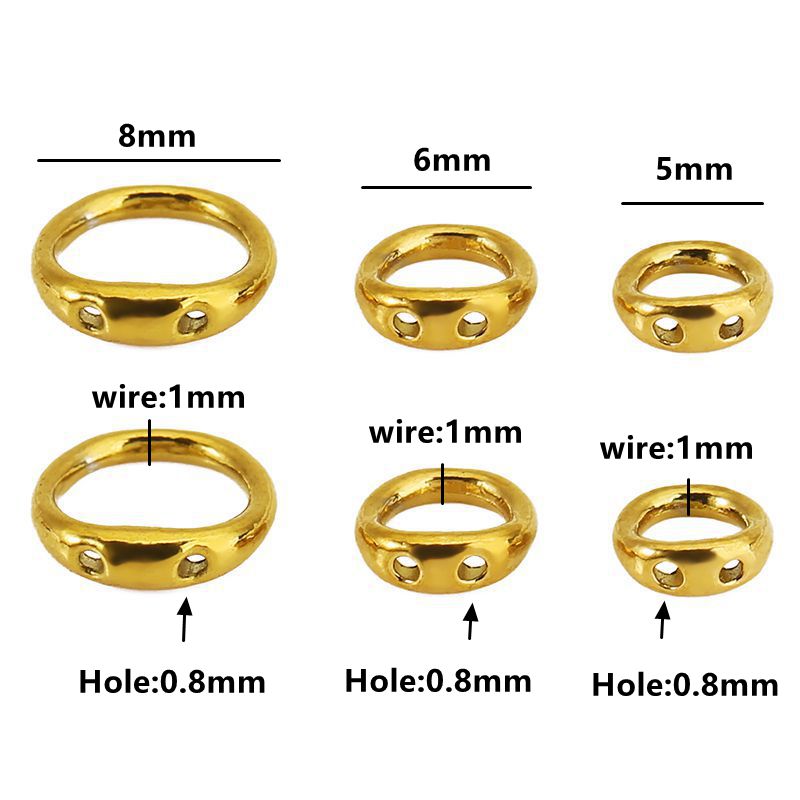 30 шт. 5/6/8 мм коннекторы-крю – обзор и цена Coupling 8Mm