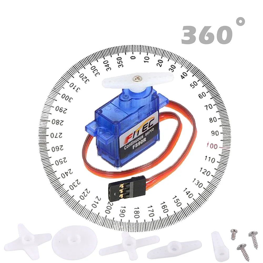 Feetech Mini FS90R микро серво – обзор и цена Servo 9G