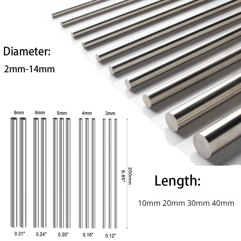 10/25 шт., твердые круглые сте – обзор и цена Linear Rod 8Mm