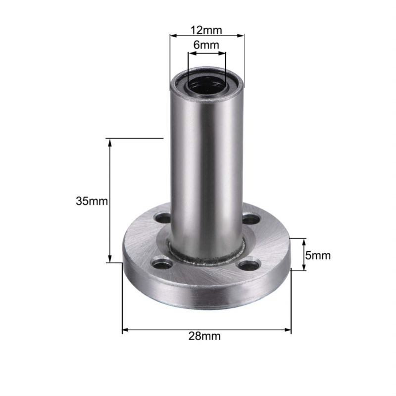 4 шт./упаковка Lmf8uu Lmf10uu  – обзор и цена Lm8Uu Bearing