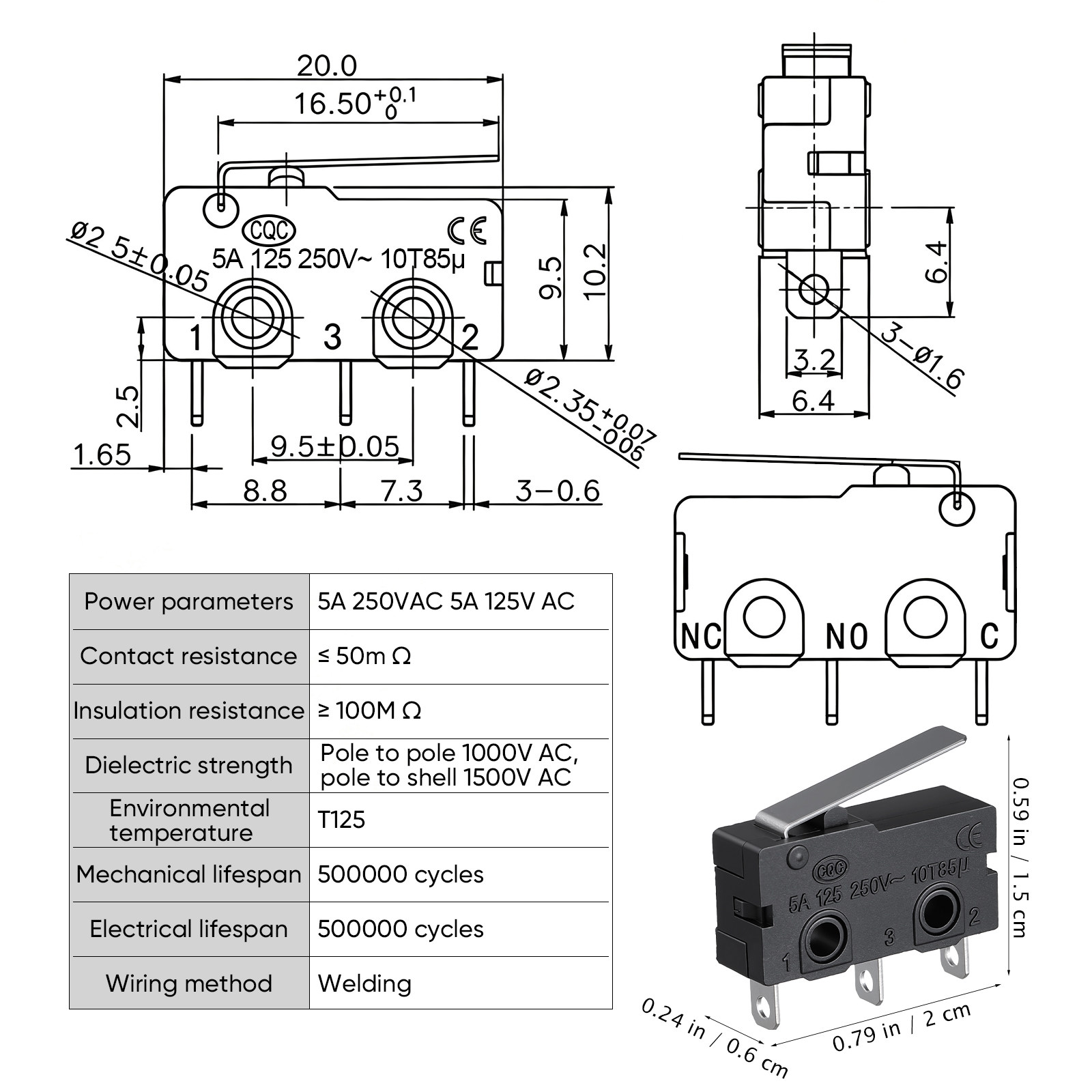 Микроволновый микропереключате – обзор и цена Limit Switch