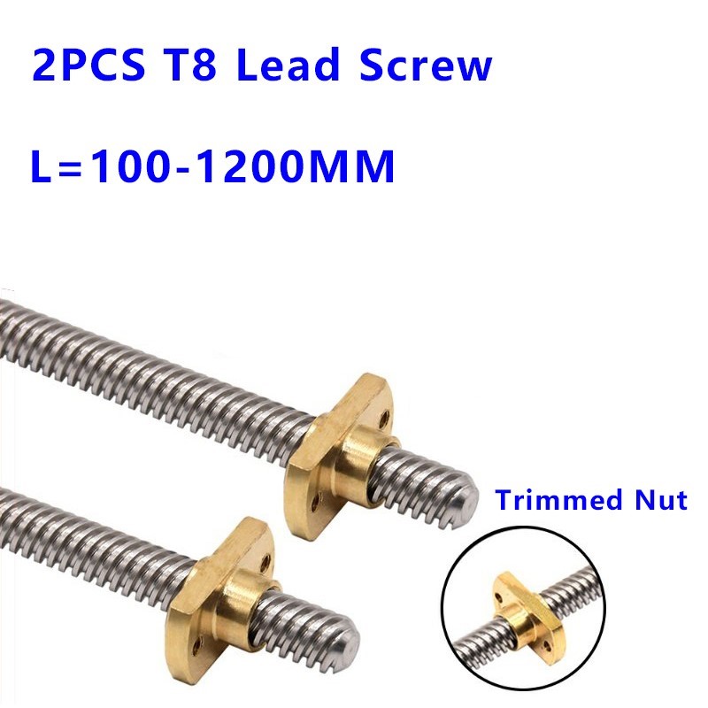 Трапециевидный ходовой винт T8 – обзор и цена Lead Screw 8Mm