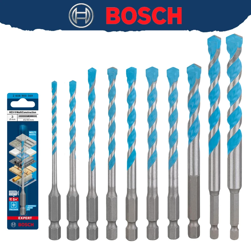 Сверло BOSCH EXPERT HEX-9 для  – обзор и цена Drill Bit Set